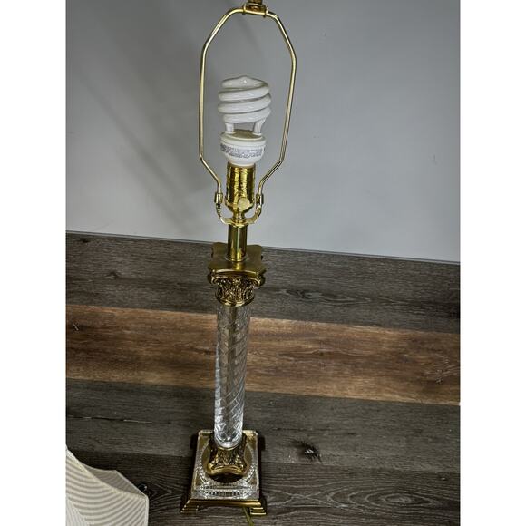 Ethan Allen Beauford Table Lamp Corinthian Column Table Lamp 34.5” Tall - Picture 15 of 16